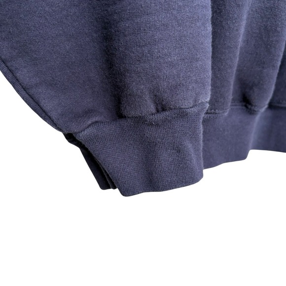 Vintage Mens Sweatshirt Large Blue University Of Michigan Wolverines Crewneck - Picture 2 of 10